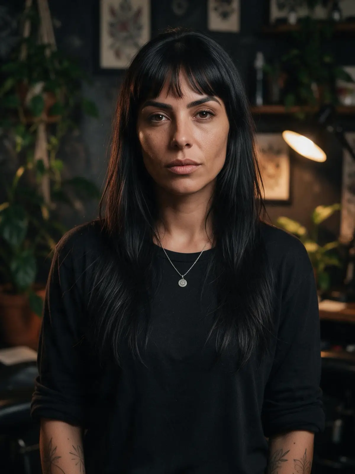 Retrato gerado por IA de Bruna, 26 anos
